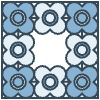 Glasses Stained Mosiac 153 Element from Patterns Mosaic - Monochrome Set
