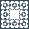 Glasses Stained Mosiac 153 Element from Patterns Mosaic - Linear Set