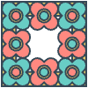 Glasses Stained Mosiac 153 Element from Patterns Mosaic - Colors Set