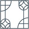 Glasses Stained Mosiac 159 Element from Patterns Mosaic - Linear Set