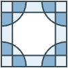 Glasses Stained Mosiac 81 Element from Patterns Mosaic - Monochrome Set