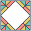 Glasses Stained Mosiac 87 Element from Patterns Mosaic - Colors Set