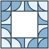 Glasses Stained Mosiac 89 Element from Patterns Mosaic - Monochrome Set