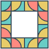 Glasses Stained Mosiac 89 Element from Patterns Mosaic - Colors Set