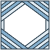 Glasses Stained Mosiac 92 Element from Patterns Mosaic - Monochrome Set