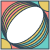 Glasses Stained Mosiac 94 Element from Patterns Mosaic - Colors Set