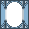 Glasses Stained Mosiac 96 Element from Patterns Mosaic - Monochrome Set
