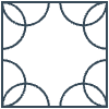 Glasses Stained Mosiac 98 Element from Patterns Mosaic - Linear Set