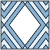 Glasses Stained Mosiac 99 Element from Patterns Mosaic - Monochrome Set