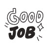 Good Job Element from Doodles - Monochrome Set