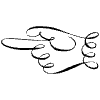 Hand Point 2 Element from Symbols - Flourishes Set