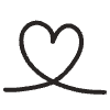 Heart 3 Element from Doodles - Monochrome Set