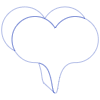 Heart Bubble Element from Symbols 3D - Line Set