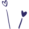 Hearts Highlight Doodle 1 Element from Scribbles - Sketch Style Set