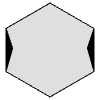 Hexagon Frame Profile 2 Element from Cyber GUI Elements Set