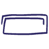 Highlight Rectangle Doodle 3 Element from Annotations - Sketch Style Set