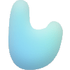 Hook Shape Element from Blob Shapes - Gradient Set