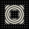 Illustration Square Polka Dot Element from Patterns Tiles - Monochrome Set