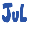 July Element from Doodles - Flat Set