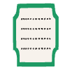 Label 1 Element from Washi Tapes - Flat Set
