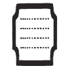 Label 1 Element from Washi Tapes - Monochrome Set