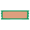 Label 6 Element from Washi Tapes - Flat Set
