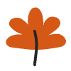 Leaf 4 Element from Doodles - Flat Set