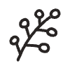 Leaf 5 Element from Doodles - Monochrome Set