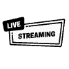 Life Streaming Banner Element from Badges Geometric Set