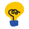 Light Bulb Element from Doodles - Flat Set