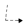 Line Arrow Angled Dashed Filled Head Medium 5 Element from Arrows - Variable Line Thickness Set