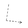 Line Arrow Angled Dashed Line Head Long Element from Arrows - Variable Line Thickness Set