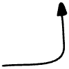 Line Arrow Angled Filled Head 1 Element from Arrows - Variable Line Thickness Set