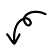 Line Arrow Spiral Down 1 Element from Arrows - Variable Line Thickness Set