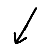 Line Arrow Straight Diagonal 1 Element from Arrows - Variable Line Thickness Set