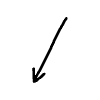 Line Arrow Straight Diagonal 3 Element from Arrows - Variable Line Thickness Set
