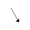 Line Arrow Straight Filled Head Medium Element from Arrows - Variable Line Thickness Set