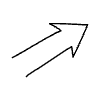 Line Arrow Thick 1 Element from Arrows - Variable Line Thickness Set