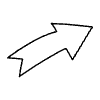 Line Arrow Thick 2 Non Filled Element from Arrows - Variable Line Thickness Set