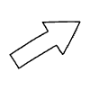 Line Arrow Thick 3 Non Filled Element from Arrows - Variable Line Thickness Set