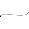 Line Arrow Wiggle Left Curve 4 Element from Arrows - Variable Line Thickness Set