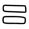 Line Equal Element from Hand Drawn Icons - Variable Thickness Set