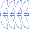 Line Nature Leaves Element from Geometric Shapes - Line Set