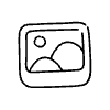 Line Picture Non Filled Element from Hand Drawn Icons - Variable Thickness Set