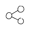 Line Share Non Filled Element from Hand Drawn Icons - Variable Thickness Set