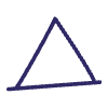 Line Triangle 1 Element from Annotations - Variable Line Thickness Set