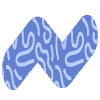 Line Worm Element from Geometric Shapes - Texturized Set