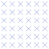 Line X Cross Pattern Element from Patterns Geometric - Light Set
