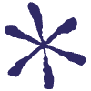 Lines Star Pointed End Element from Scribbles - Sketch Style Set