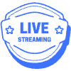 Live Streaming Star Shield Element from Badges Classic - Combo Set